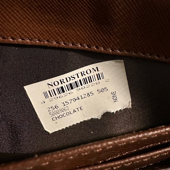 Tory Burch Wallet Robinson Continental Chocolate - Picture 9 of 9